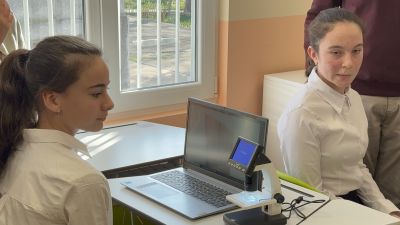 Откриване на STEM център в училище 6